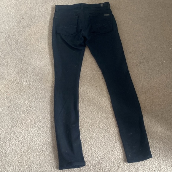 Black 7 for all mankind jeans/jeggings - Picture 10 of 10